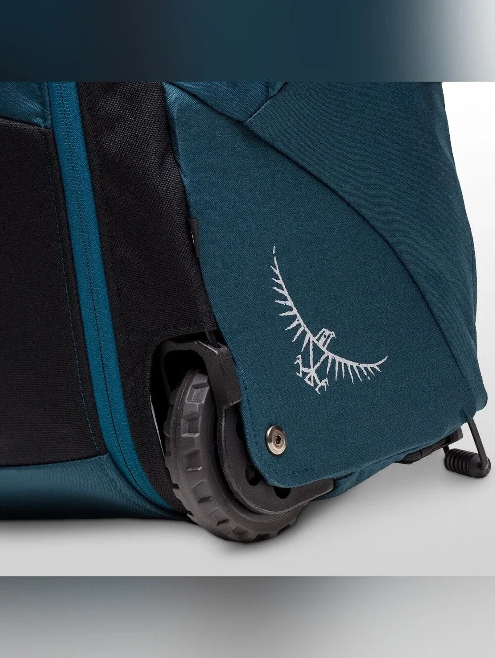 Osprey Farpoint 65L Women's Teal Blue Travel Backpack Wheeled Rolling
